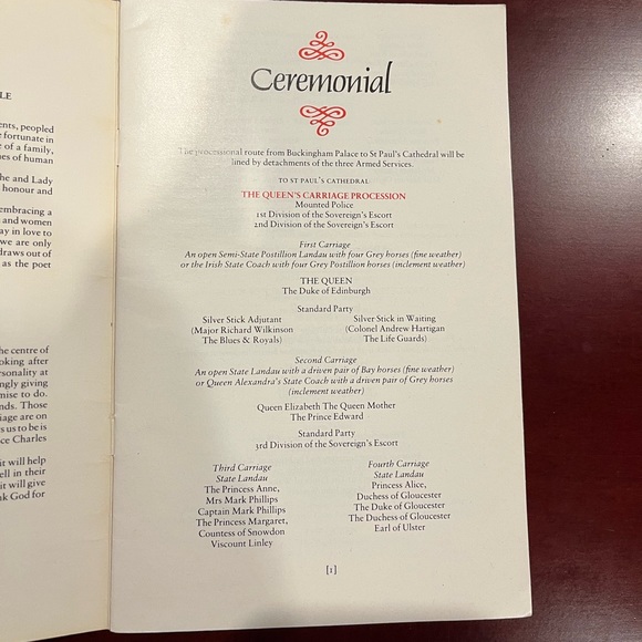 Wedding of Charles and Diana - Souvenir Program - Picture 4 of 6